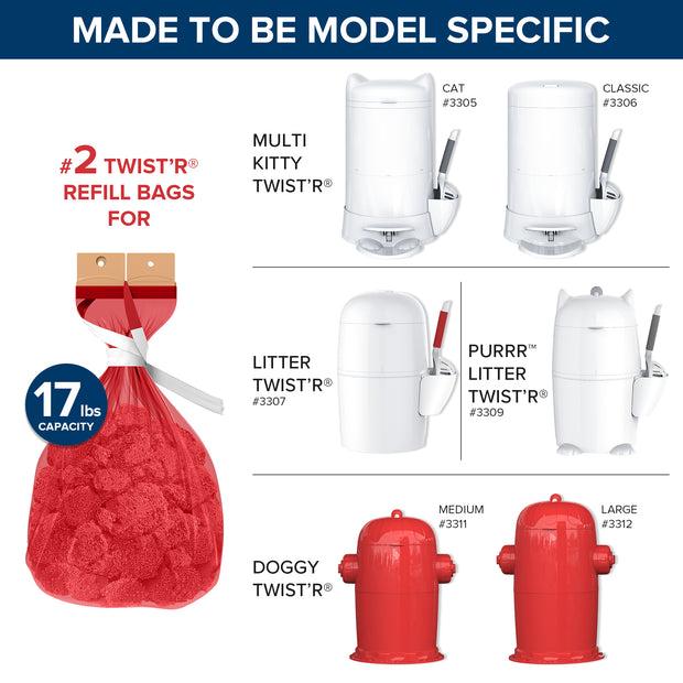 # 2  TWIST'R  Refill Bags