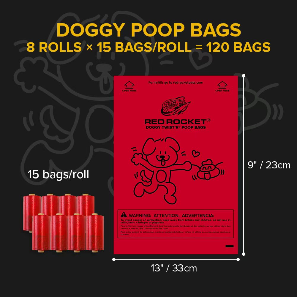Doggy Poop Bags – Red Rocket