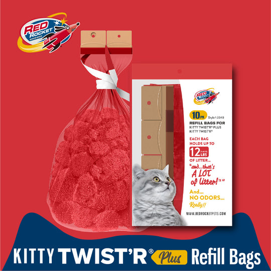 Refill Bags for Kitty TWIST'R® PLUS – Red Rocket
